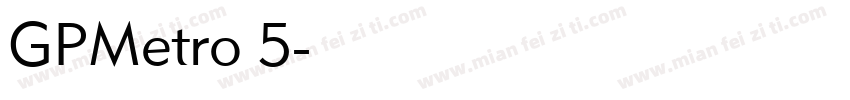 GPMetro 5字体转换